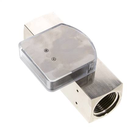 G1'' messing zweeflichaamflowmeter voor olie 0.5-1.5 l/min 250 bar