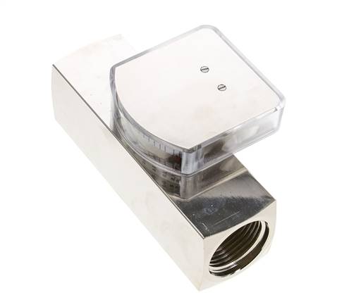G1'' messing zweeflichaamflowmeter voor olie 1-4 l/min 250 bar