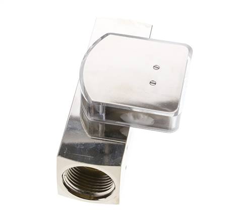 G1'' messing zweeflichaamflowmeter voor olie 1-4 l/min 250 bar