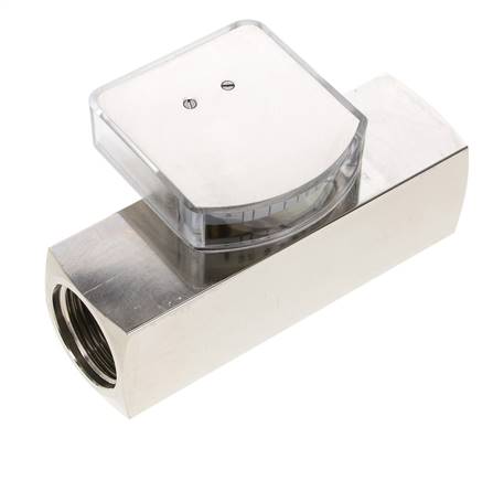 G1'' messing zweeflichaamflowmeter voor olie 2-8 l/min 250 bar