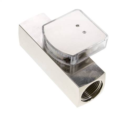 G1'' messing zweeflichaamflowmeter voor olie 2-8 l/min 250 bar