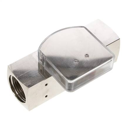 G1'' messing zweeflichaamflowmeter voor olie 2-8 l/min 250 bar