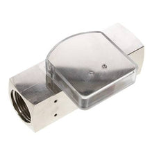 G1'' messing zweeflichaamflowmeter voor olie 2-8 l/min 250 bar