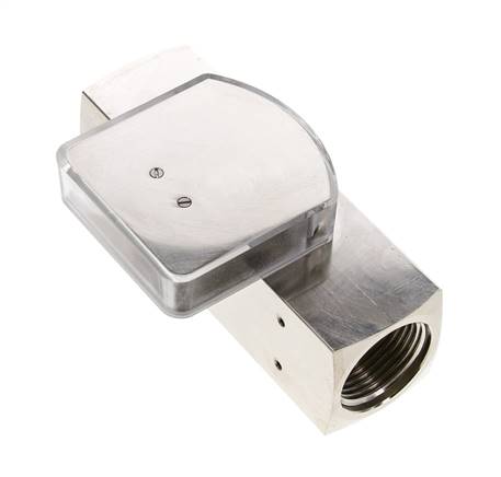 G1'' messing zweeflichaamflowmeter voor olie 2-8 l/min 250 bar