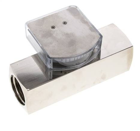 G1'' messing zweeflichaamflowmeter voor olie 3-10 l/min 250 bar