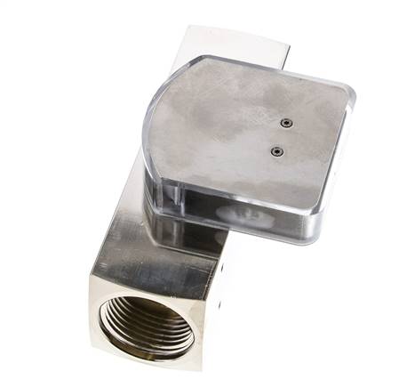G1'' messing zweeflichaamflowmeter voor olie 3-10 l/min 250 bar