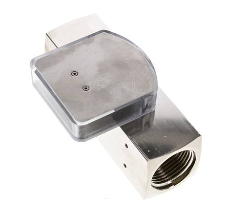 G1'' messing zweeflichaamflowmeter voor olie 3-10 l/min 250 bar