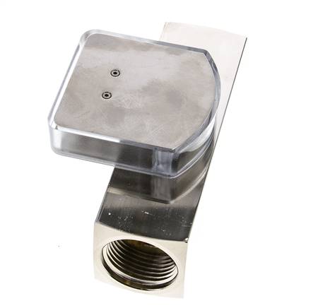 G1'' messing zweeflichaamflowmeter voor olie 3-10 l/min 250 bar