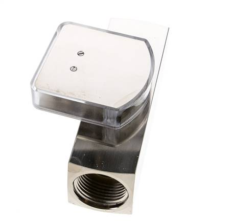 G1'' messing zweeflichaamflowmeter voor olie 5-15 l/min 250 bar