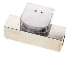 G1'' messing zweeflichaamflowmeter voor olie 8-24 l/min 250 bar