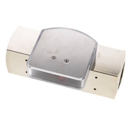 G1'' messing zweeflichaamflowmeter voor olie 8-24 l/min 250 bar