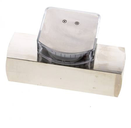 G1'' messing zweeflichaamflowmeter voor olie 10-30 l/min 250 bar