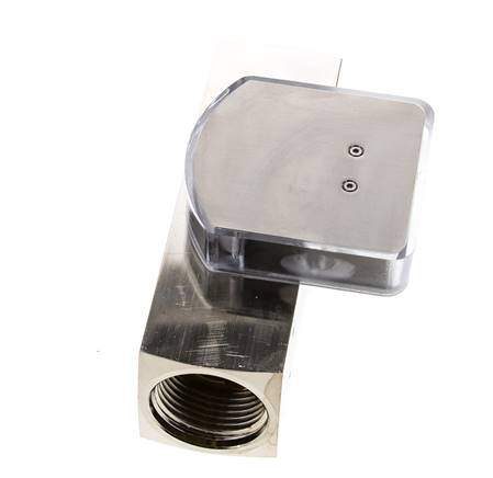 G1'' messing zweeflichaamflowmeter voor olie 10-30 l/min 250 bar
