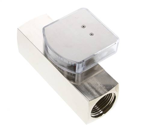 G1'' messing zweeflichaamflowmeter voor olie 30-90 l/min 250 bar