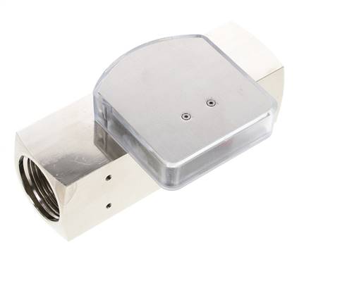 G1'' messing zweeflichaamflowmeter voor olie 30-90 l/min 250 bar