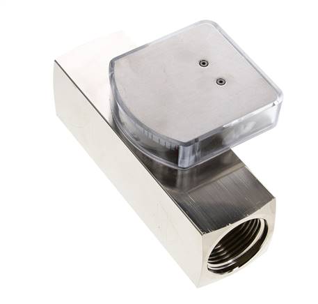 G1'' messing zweeflichaamflowmeter voor olie 35-110 l/min 250 bar