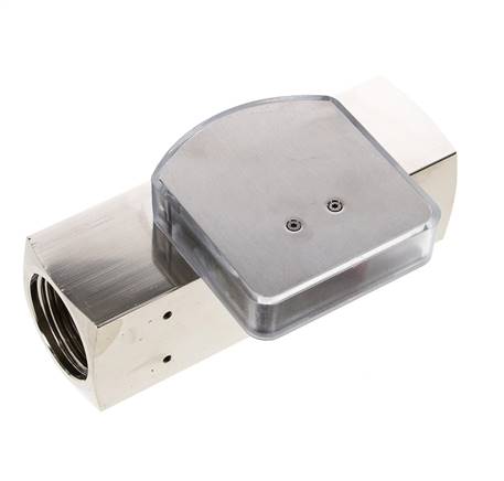 G1'' messing zweeflichaamflowmeter voor olie 35-110 l/min 250 bar