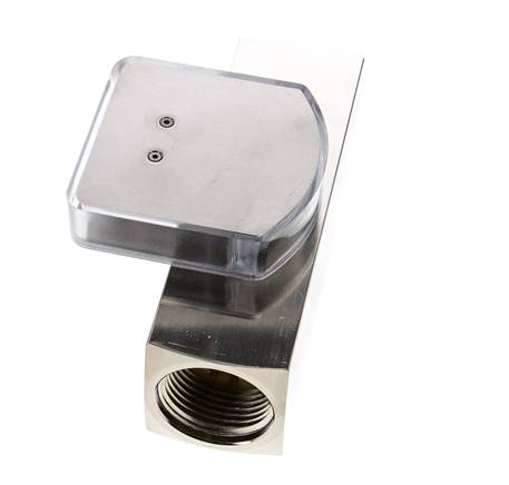 G1'' messing zweeflichaamflowmeter voor olie 35-110 l/min 250 bar