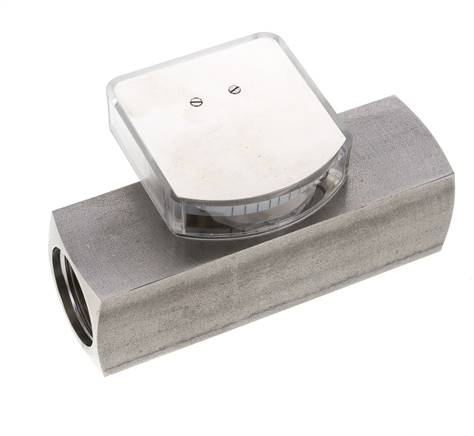 G1'' RVS zweeflichaamflowmeter voor olie 0.1-0.8 l/min 300 bar