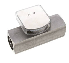 G1'' RVS zweeflichaamflowmeter voor olie 0.1-0.8 l/min 300 bar