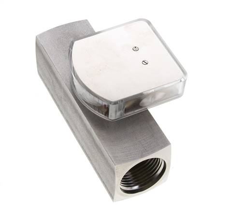 G1'' RVS zweeflichaamflowmeter voor olie 0.1-0.8 l/min 300 bar