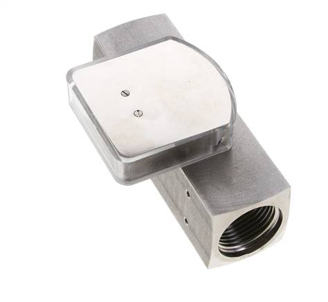 G1'' RVS zweeflichaamflowmeter voor olie 0.1-0.8 l/min 300 bar