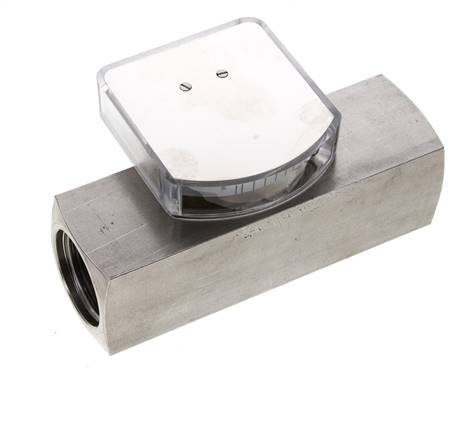 G1'' RVS zweeflichaamflowmeter voor olie 0.5-1.5 l/min 300 bar