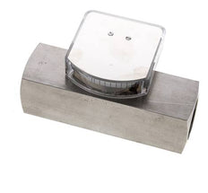 G1'' RVS zweeflichaamflowmeter voor olie 0.5-1.5 l/min 300 bar
