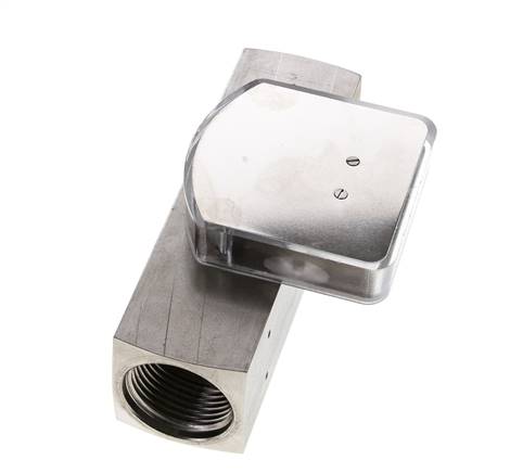 G1'' RVS zweeflichaamflowmeter voor olie 0.5-1.5 l/min 300 bar