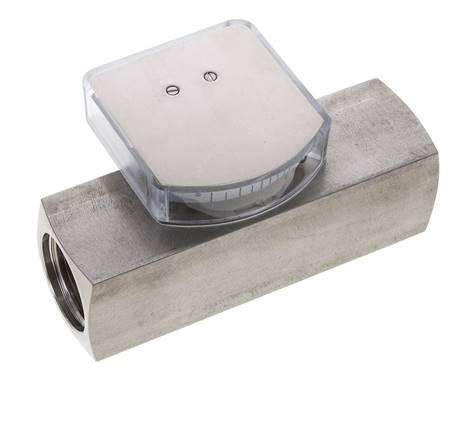 G1'' RVS zweeflichaamflowmeter voor olie 1-4 l/min 300 bar