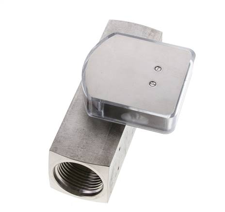 G1'' RVS zweeflichaamflowmeter voor olie 1-4 l/min 300 bar