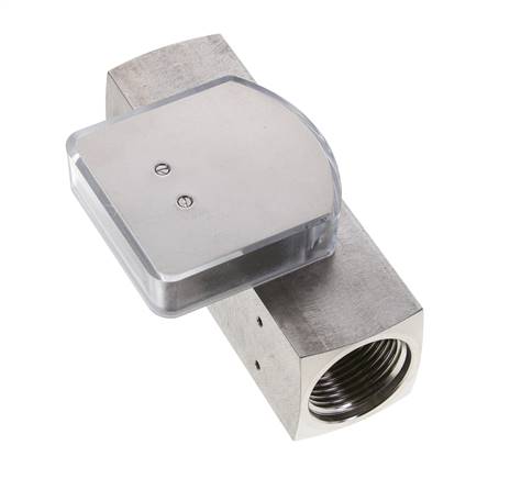 G1'' RVS zweeflichaamflowmeter voor olie 1-4 l/min 300 bar