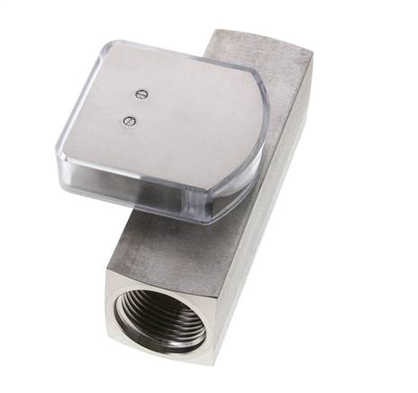 G1'' RVS zweeflichaamflowmeter voor olie 1-4 l/min 300 bar