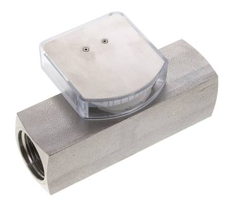 G1'' RVS zweeflichaamflowmeter voor olie 2-8 l/min 300 bar