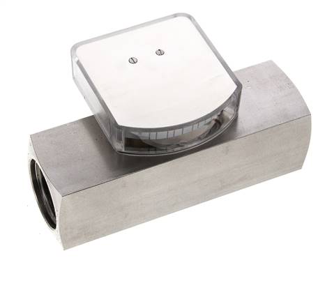G1'' RVS zweeflichaamflowmeter voor olie 8-24 l/min 300 bar