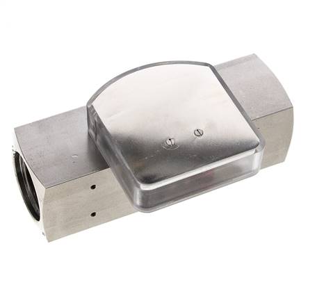 G1'' RVS zweeflichaamflowmeter voor olie 8-24 l/min 300 bar