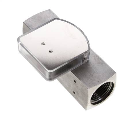 G1'' RVS zweeflichaamflowmeter voor olie 10-30 l/min 300 bar