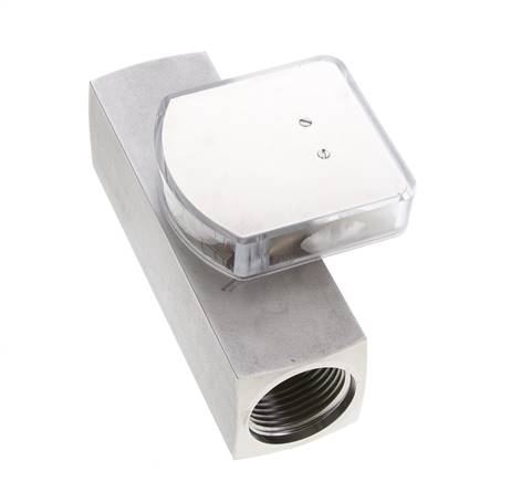 G1'' RVS zweeflichaamflowmeter voor olie 15-45 l/min 300 bar