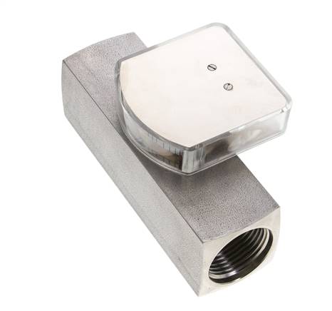 G1'' RVS zweeflichaamflowmeter voor olie 35-110 l/min 300 bar