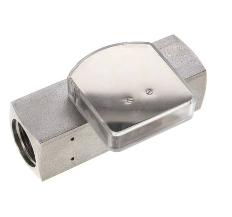 G1'' RVS zweeflichaamflowmeter voor olie 35-110 l/min 300 bar