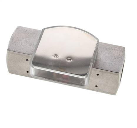 G1'' RVS zweeflichaamflowmeter voor olie 35-110 l/min 300 bar