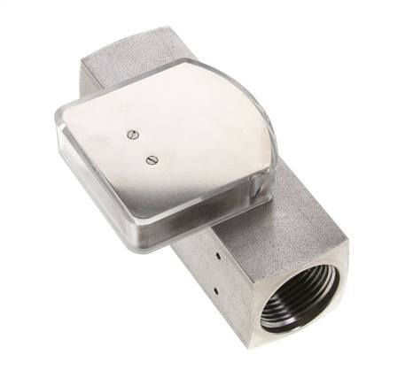 G1'' RVS zweeflichaamflowmeter voor olie 35-110 l/min 300 bar