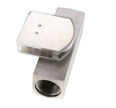 G1'' RVS zweeflichaamflowmeter voor olie 35-110 l/min 300 bar