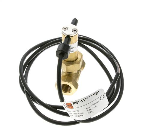 G3/8'' messing inline peddel-stromingsschakelaar 2.8-6 l/min 100 bar