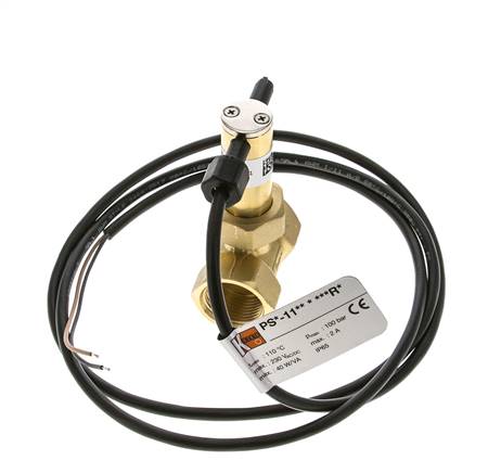 G3/4'' messing inline peddel-stromingsschakelaar 7.7-13.4 l/min 100 bar
