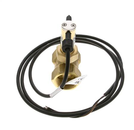 G1'' messing inline peddel-stromingsschakelaar 7.4-18.2 l/min 100 bar