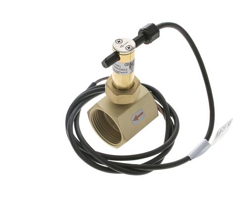 G1 1/4'' messing inline peddel-stromingsschakelaar 22-38.6 l/min 25 bar