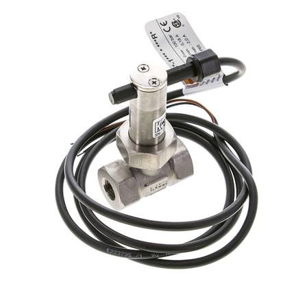 G1/4'' RVS inline peddel-stromingsschakelaar 2.3-4.7 l/min 250 bar