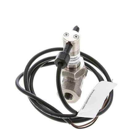 G1/4'' RVS inline peddel-stromingsschakelaar 2.3-4.7 l/min 250 bar