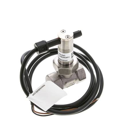 G1/4'' RVS inline peddel-stromingsschakelaar 2.3-4.7 l/min 250 bar